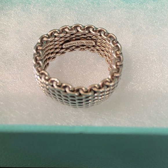 Tiffany & Co. Silver Woven Band size 7 - Picture 6 of 6
